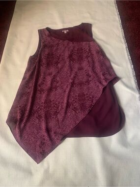 Juicy Couture Layered Sleeveless Top in Wine
